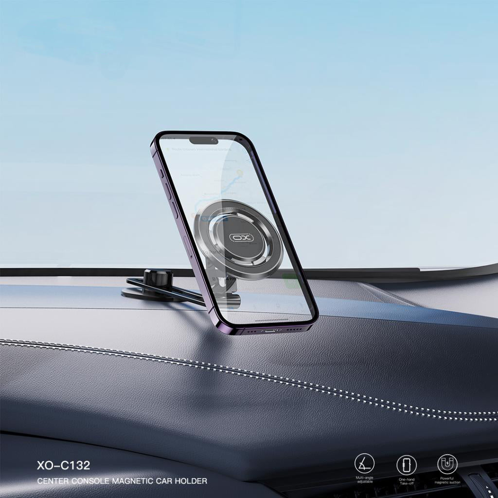 Магнитна стойка за кола XO Design C132, Универсална, Черна