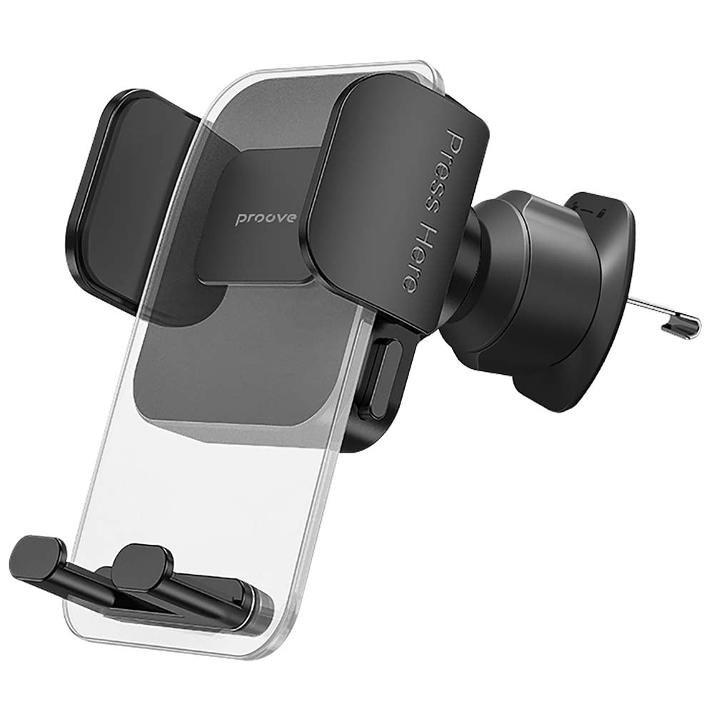 Автомобилен държач Proove Crystal Clamp Plus Vent, 4.7inch - 6.9inch, Черен CHCCP0000001