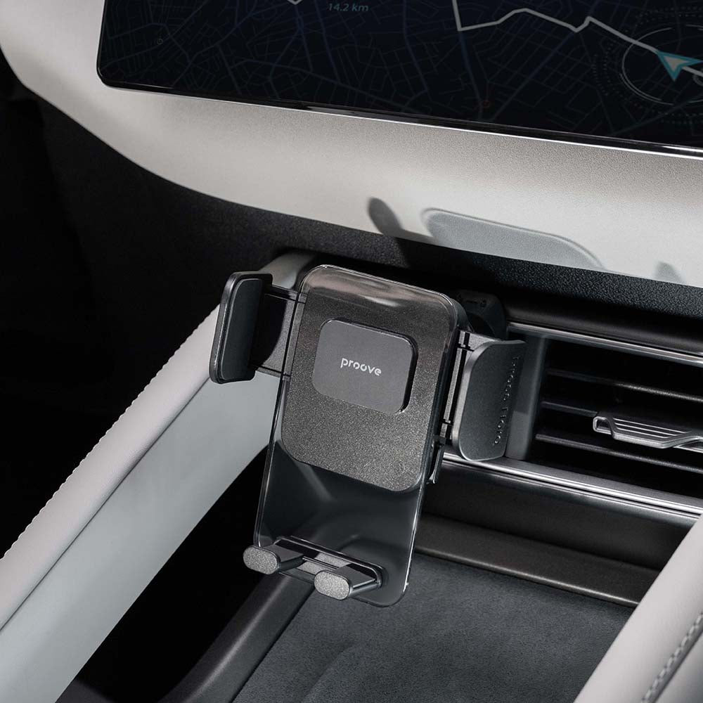 Автомобилен държач Proove Crystal Clamp Plus Vent, 4.7inch - 6.9inch, Черен CHCCP0000001