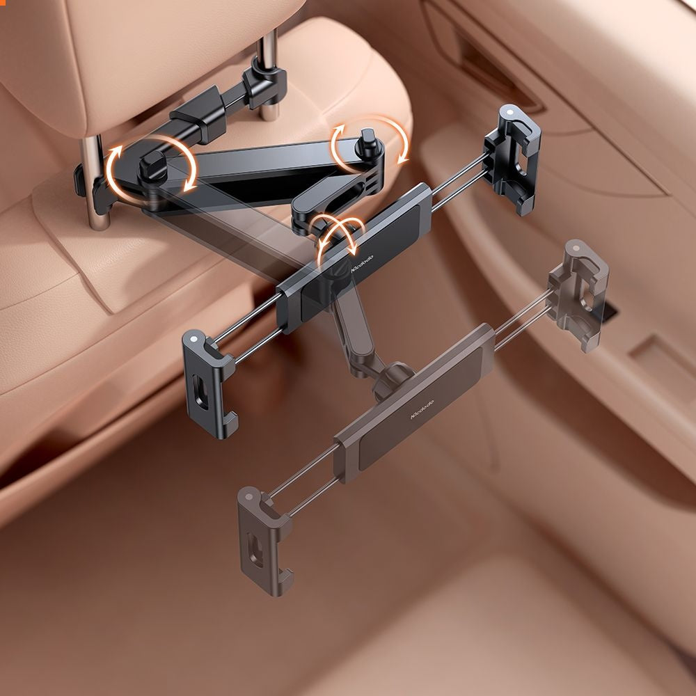 McDodo CM-4320 Car Headrest Mount for Phone / Tablet, 4.7inch - 12.9inch, Black