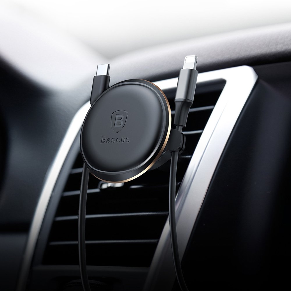 Магнитна стойка за автомобил Baseus Air Vent, Универсална, Черна SUGX-A0