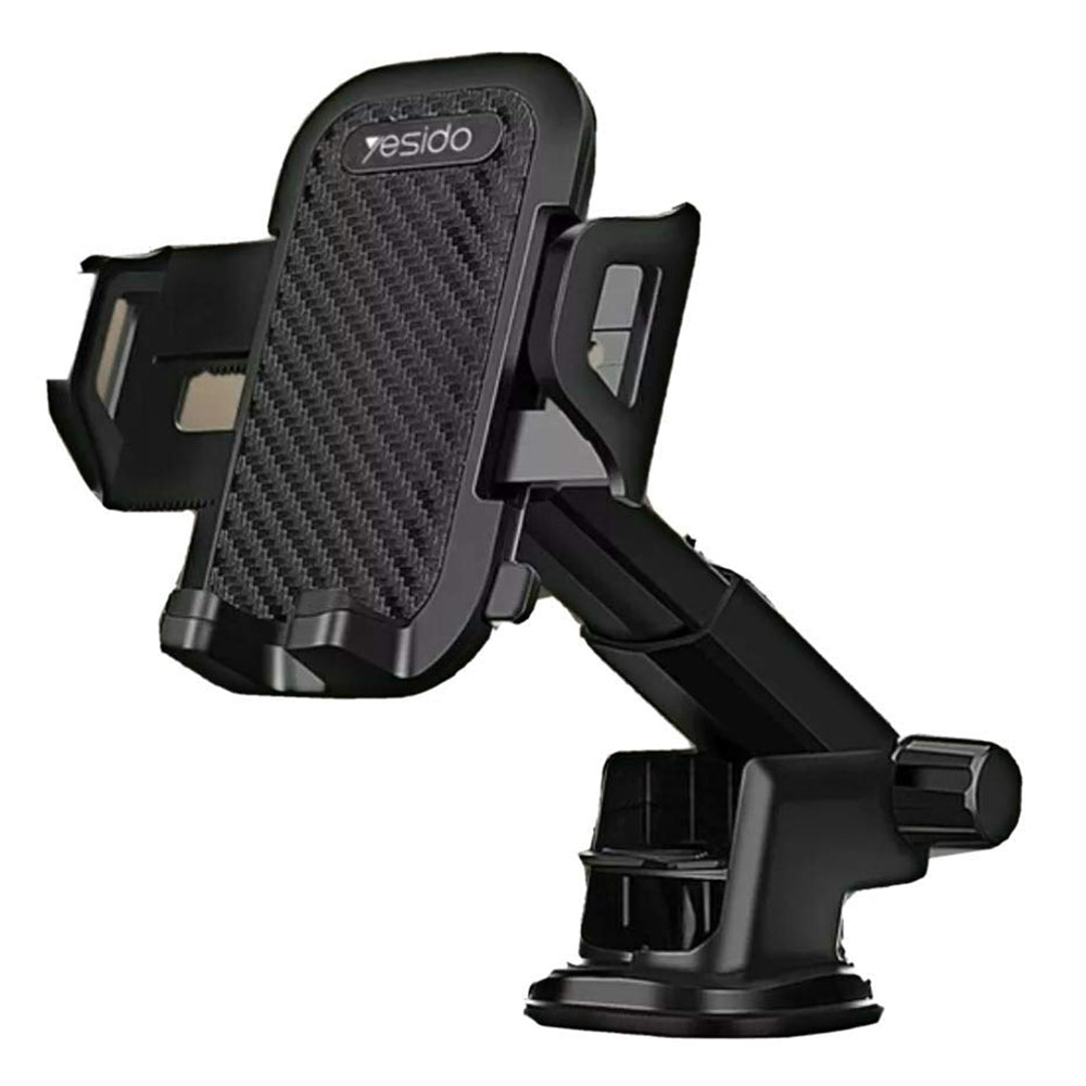 Автомобилен държач Yesido C23, 3.8inch - 6.4inch, Черен