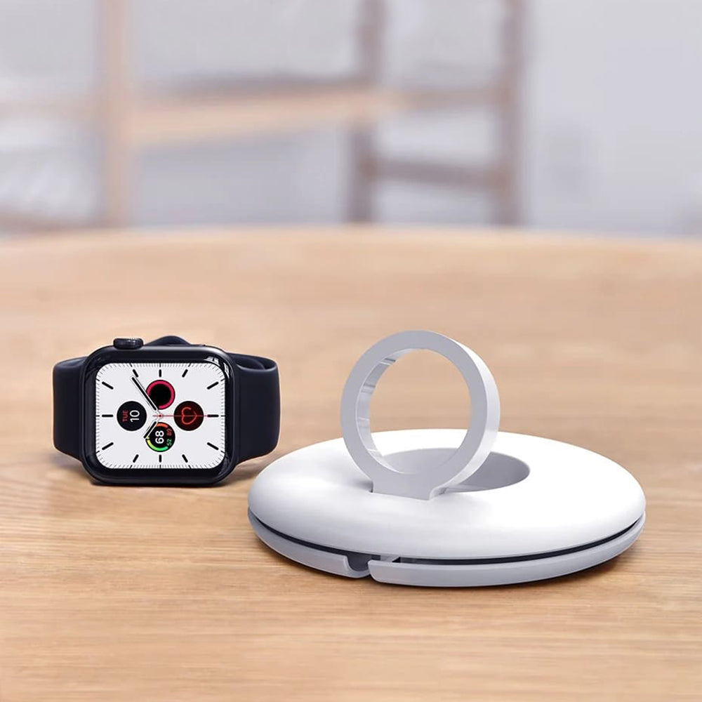 Стойка Baseus BS-W511R за безжично зарядно за Apple Watch Series, бяла ACSLH-02