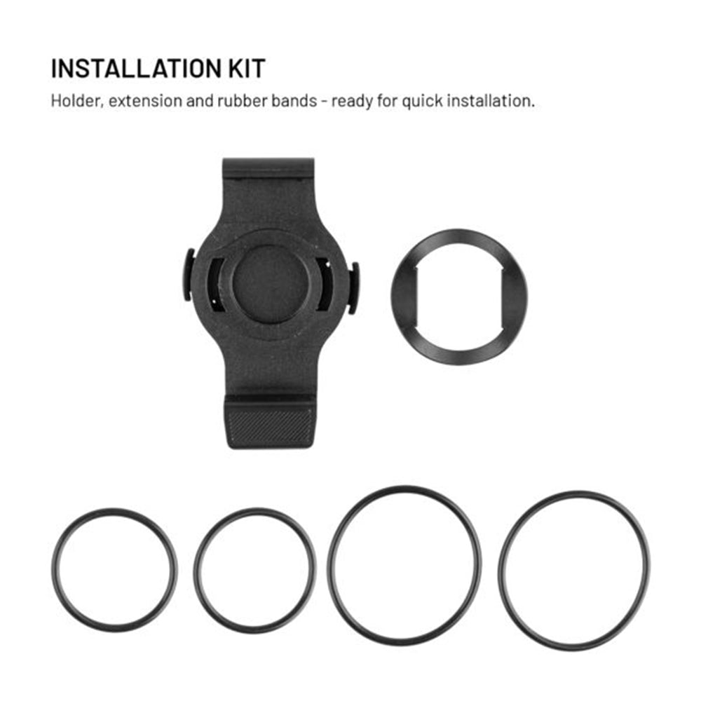 Стойка за велосипед Fixed за Garmin Watch 22mm / Edge Computer, Черна