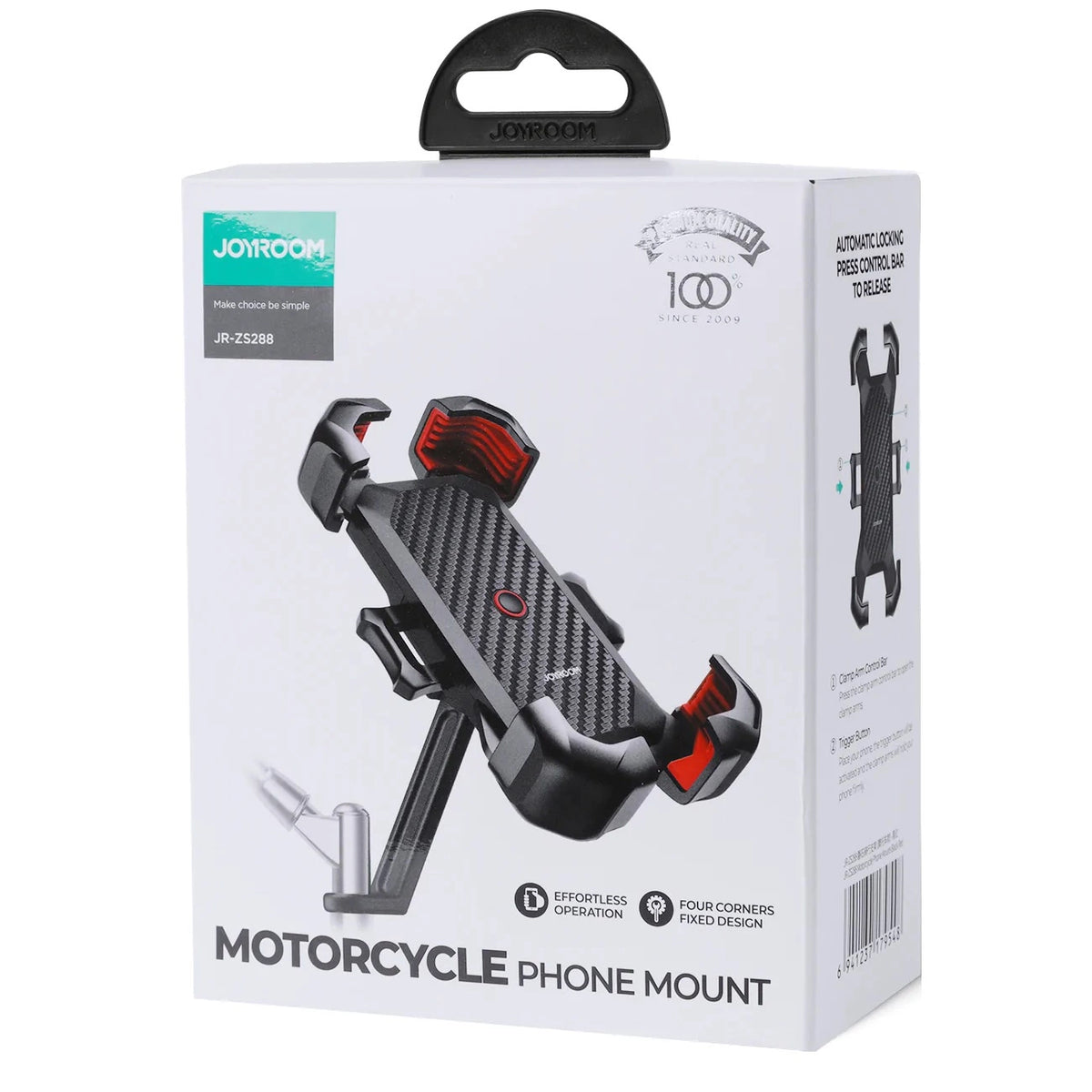 Стойка за велосипед/мотоциклет Joyroom JR-ZS288-m, 4.7inch - 7inch, Черен