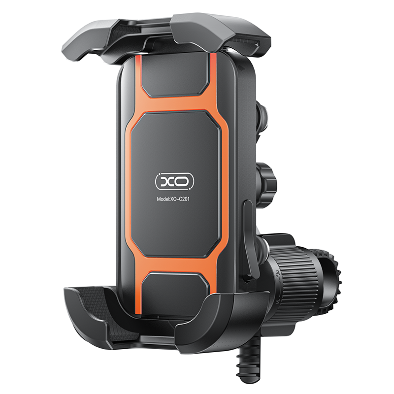 Стойка за велосипед и мотоциклет XO Design C201, 4.5 инча - 7 инча, Черно-оранжев