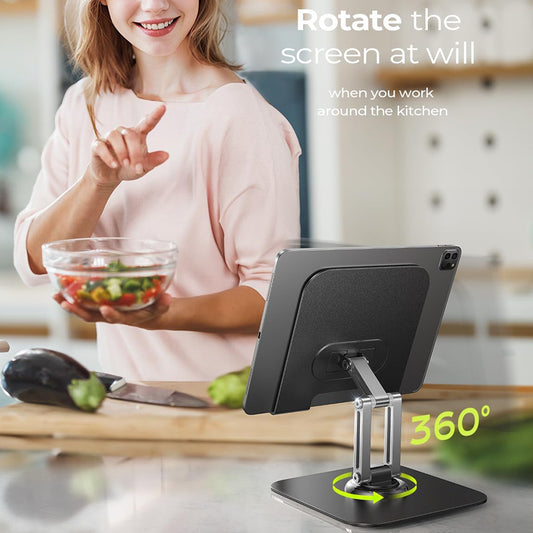 Стойка за бюро Lisen Q18 за телефон / таблет, 4.7inch - 12.9inch, черен YL0423120002