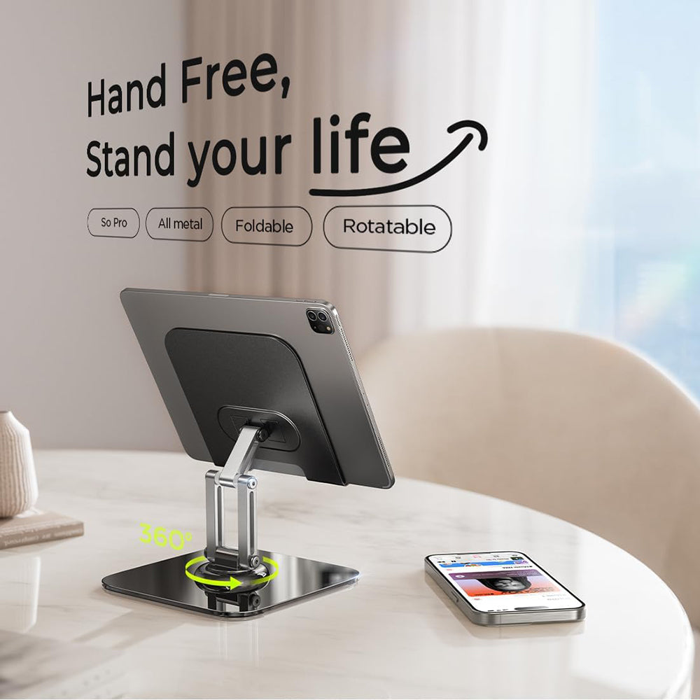 Стойка за бюро Lisen Q18 за телефон / таблет, 4.7inch - 12.9inch, черен YL0423120002