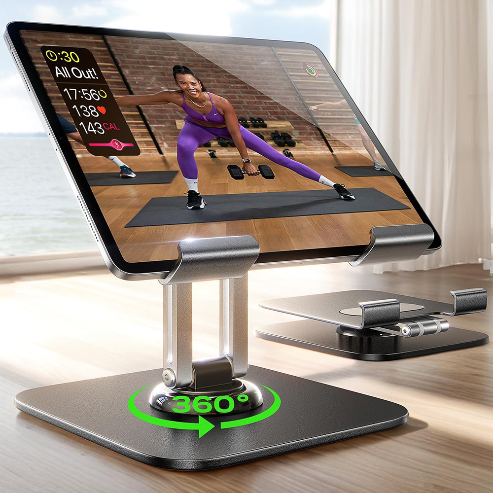 Стойка за бюро Lisen Q18 за телефон / таблет, 4.7inch - 12.9inch, черен YL0423120002
