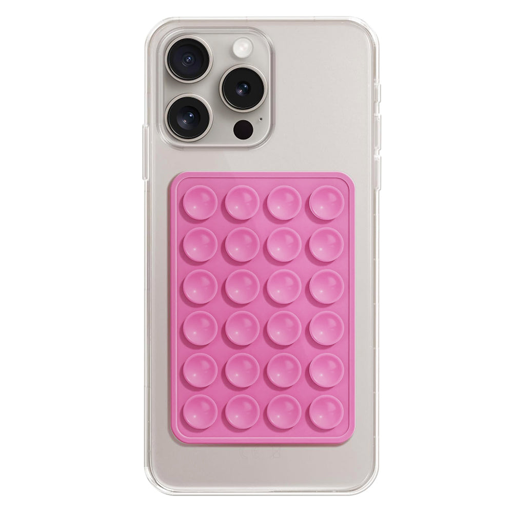 Поддръжка с вакуумни чаши Techsuit SPP-PAD, Розова