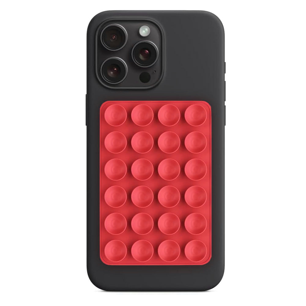 Подложка с вакуумни чашки Techsuit SR-PAD, Червена