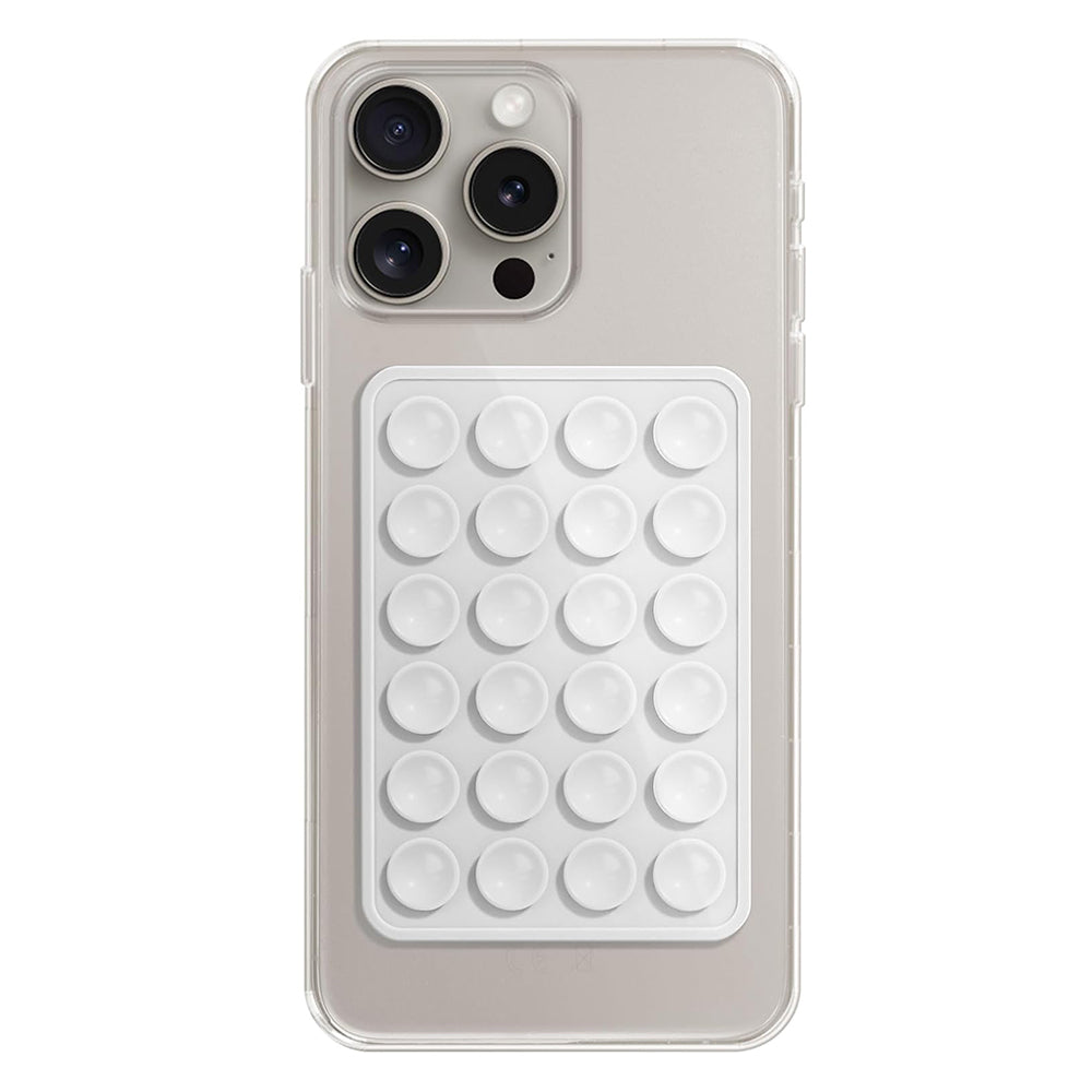 Поддръжка с вакуумни чаши Techsuit SW-PAD, Бял