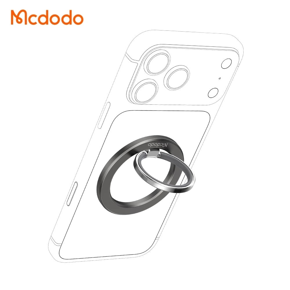 Пръстенна стойка McDodo MR-7070, Универсална, Черна