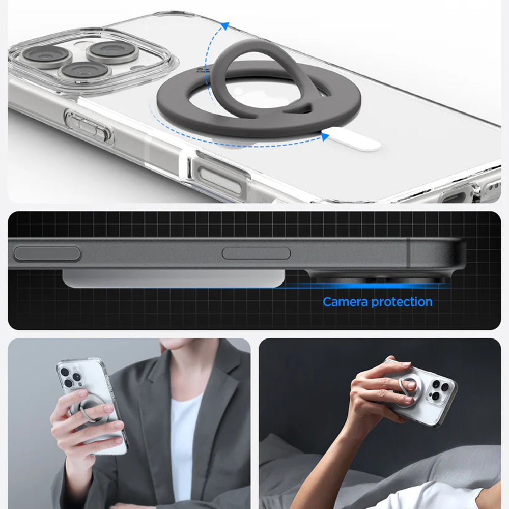 Супорт пръстен Spigen Dual Pop, Универсален, Син AMP11368
