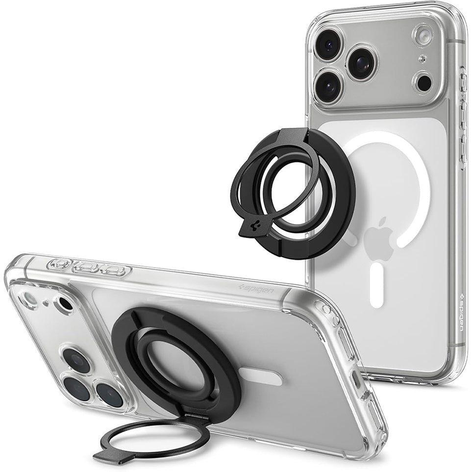 Държач пръстен Spigen Dual Pop Mag S, универсален, черен AMP11735