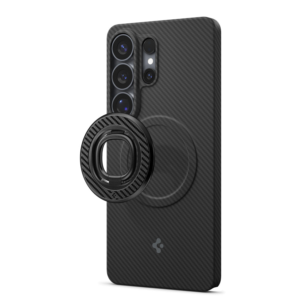 Пръстенна стойка Spigen O-Mag OM106, универсална, черна AMP09334