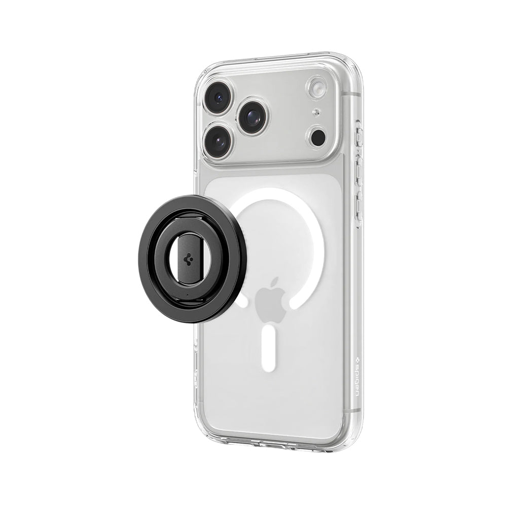 Пръстенна стойка Spigen OM108 Mag Fit+, Универсална, Черна AMP11739