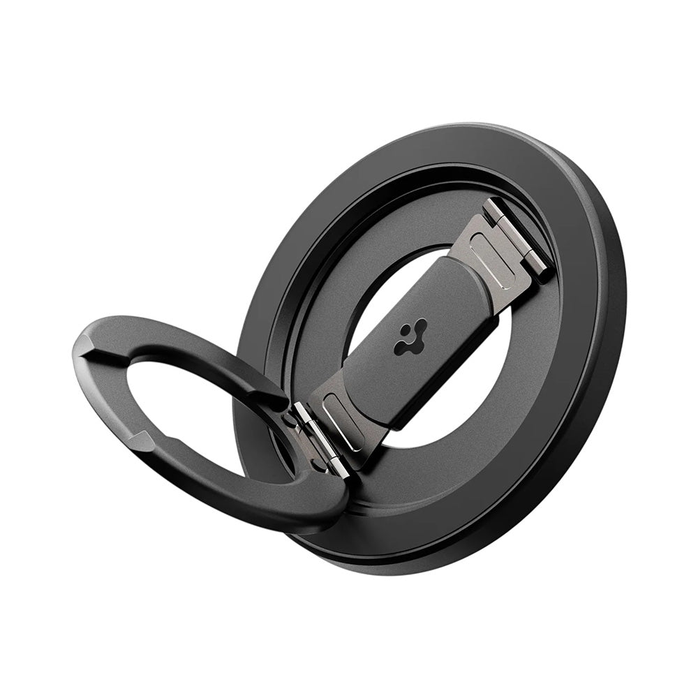 Пръстенна стойка Spigen OM108 Mag Fit+, Универсална, Черна AMP11739