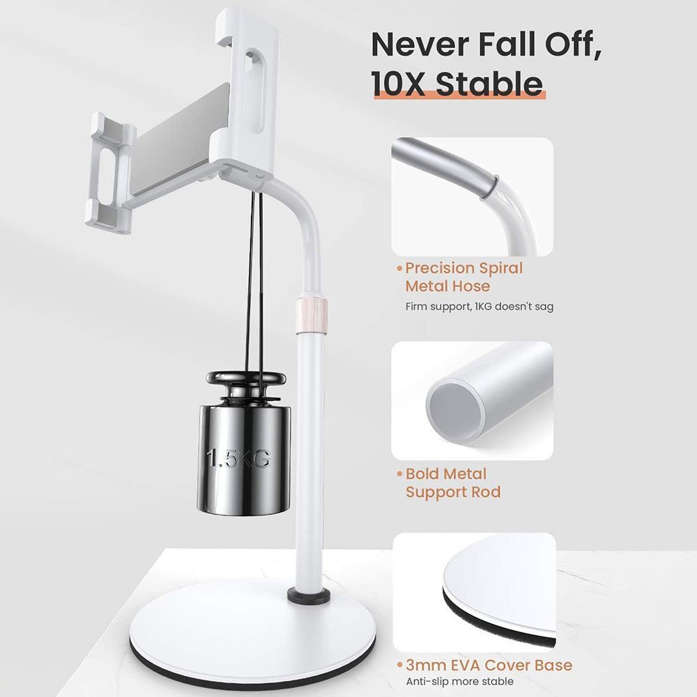 Стойка за бюро Lisen за телефон / таблет, 4.7inch - 12.9inch, Черен YL0420050002