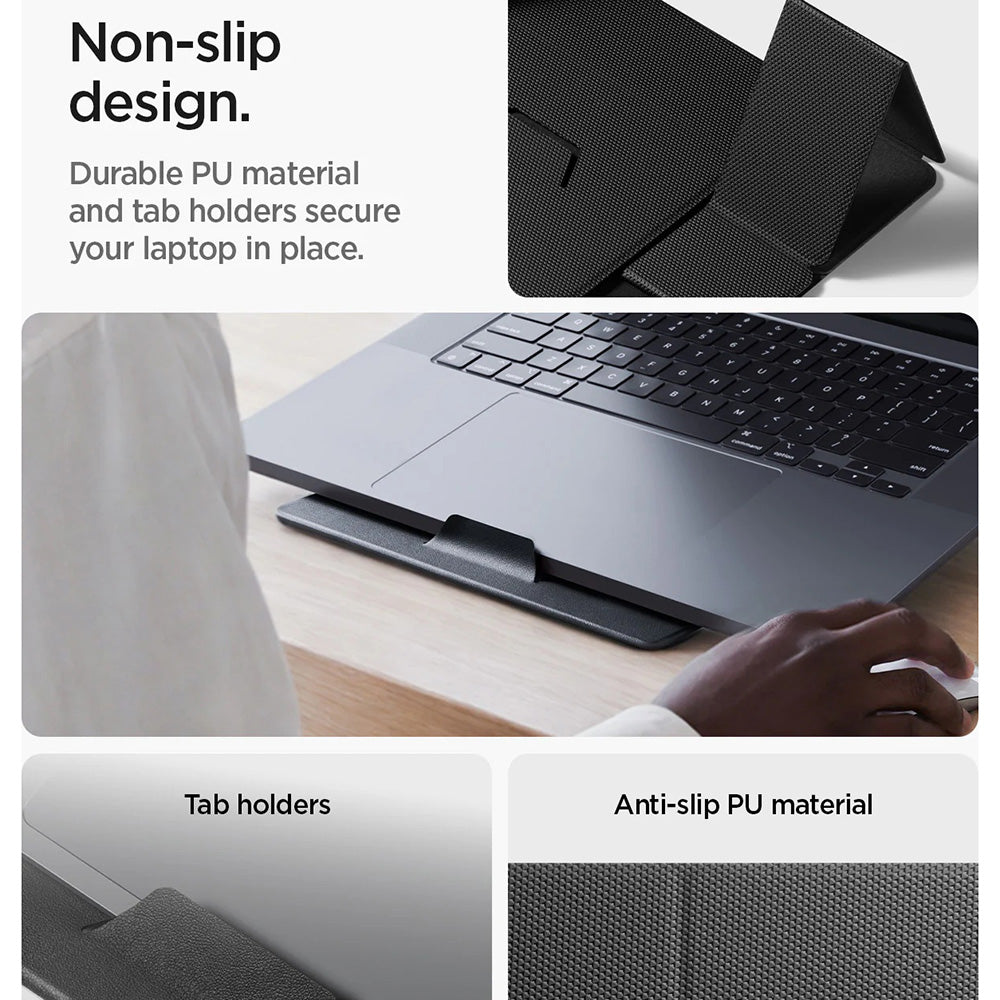 Стойка Spigen LD201-S8 за лаптоп макс. 16 инча, Черен AMP11117