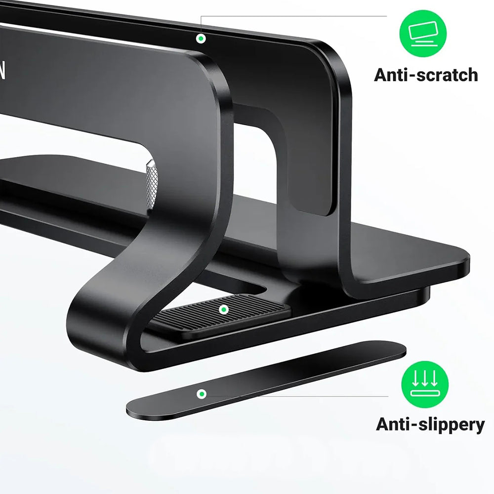 Вертикална стойка UGREEN LP258 (25706) за лаптоп с дебелина 12mm - 26mm, Черна