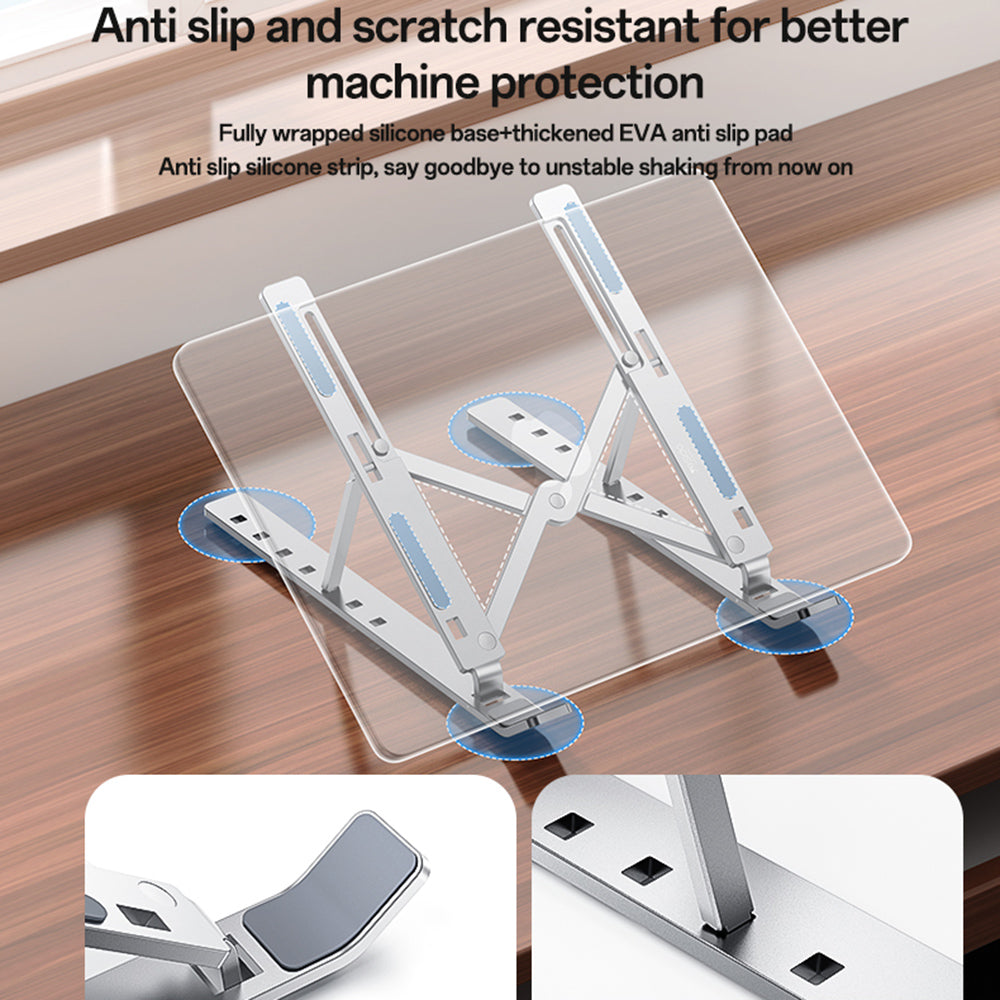 Стойка Yesido LP07 за лаптопи 13 инча - 20 инча, Сребриста