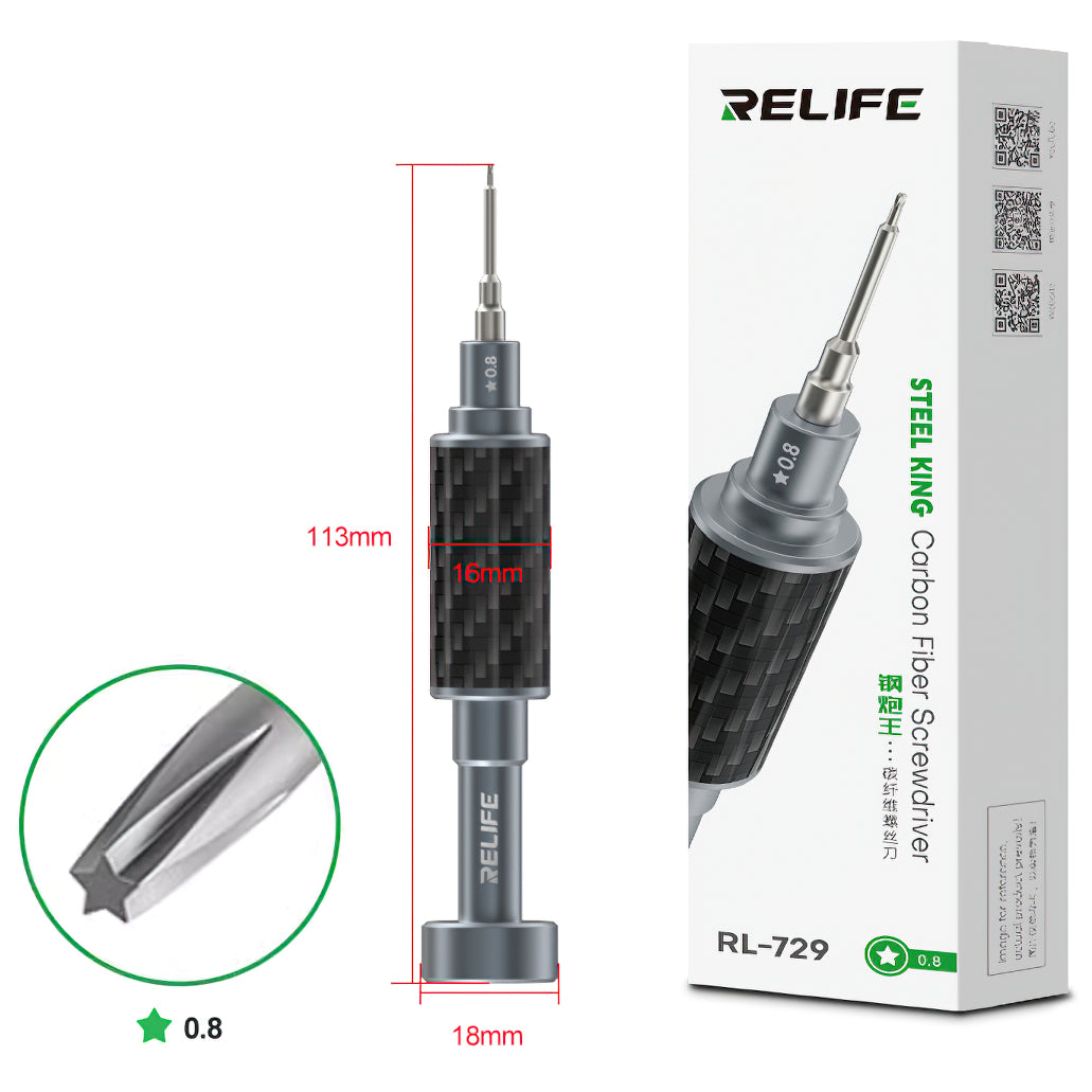 Отвертка Relife RL-729, Pentalobe 0.8mm