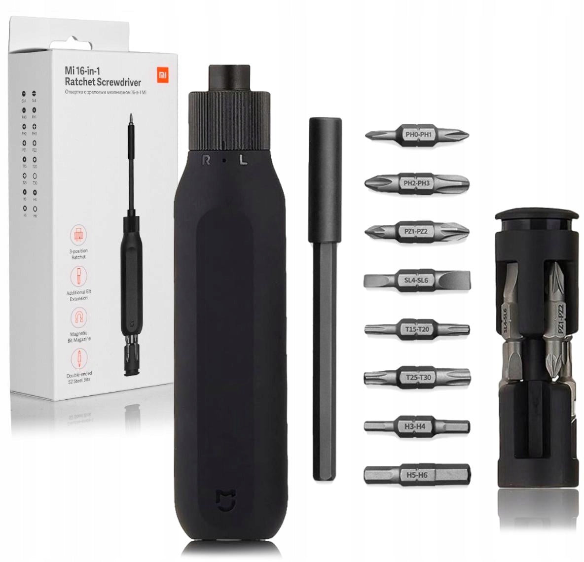 Screwdriver Xiaomi Ratchet, 16in1 BHR4779GL