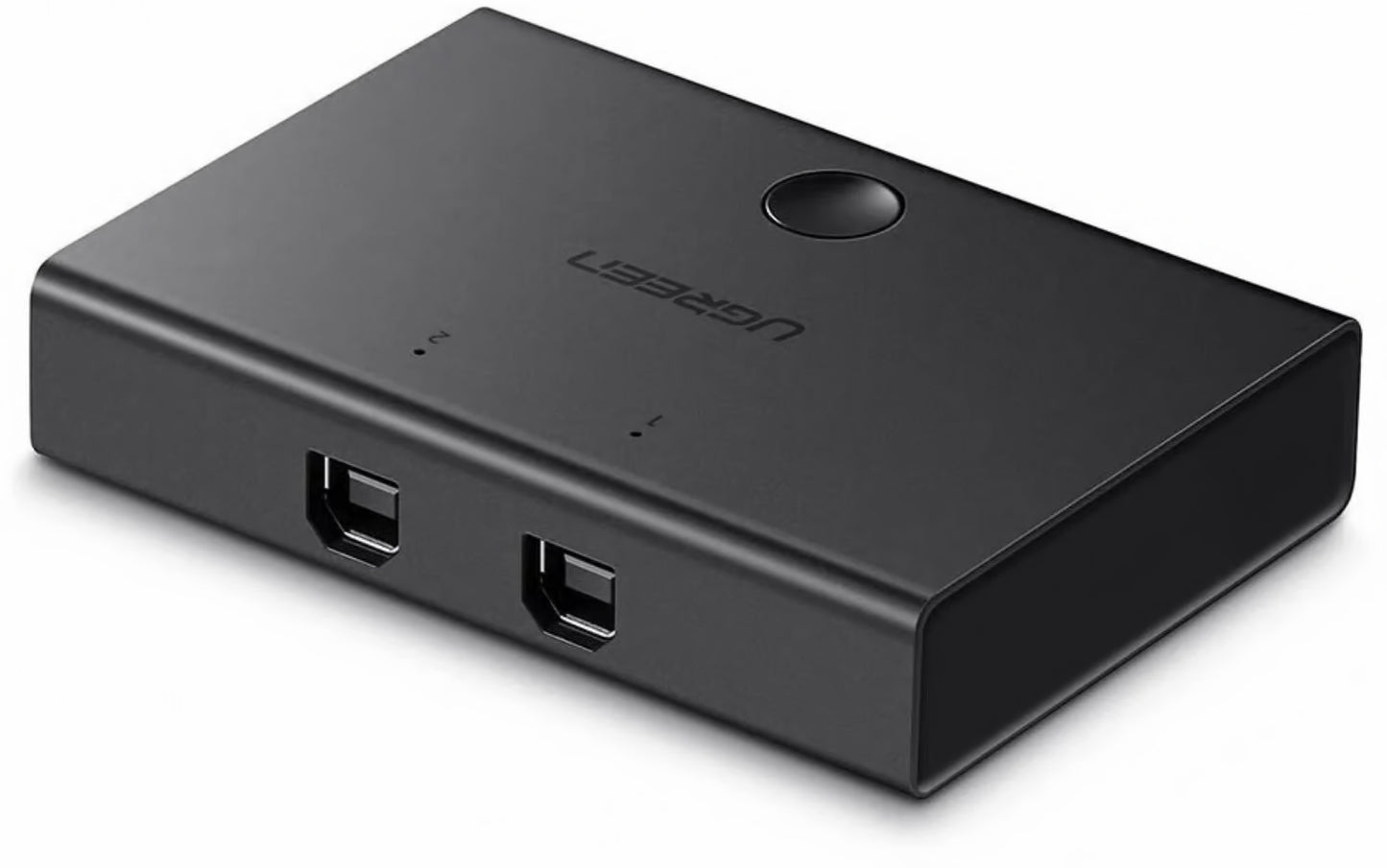 USB превключвател UGREEN US158, 2 x USB-B, черен