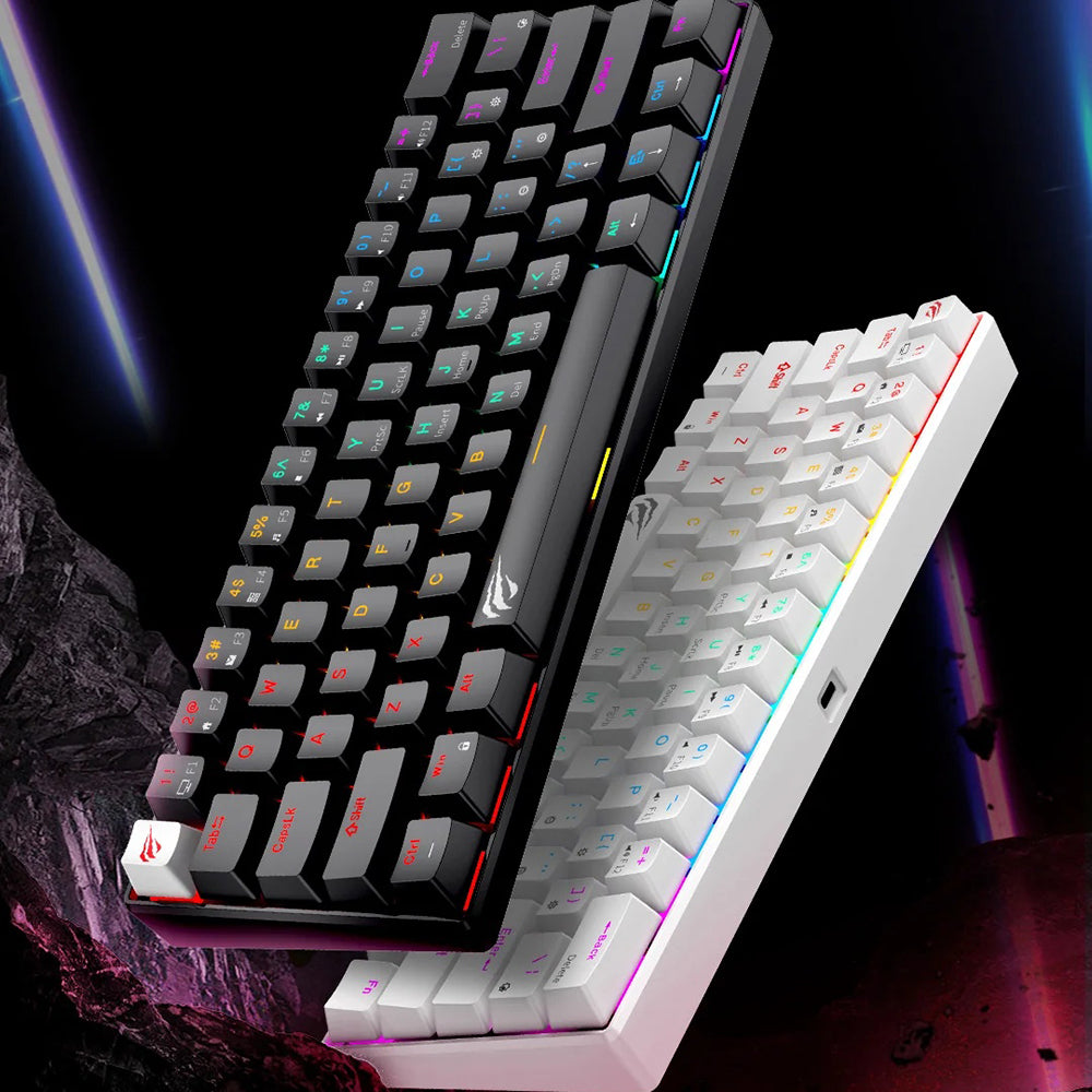 Гейминг клавиатура с кабел USB HAVIT KB903L, RGB, 1.8м, Черна
