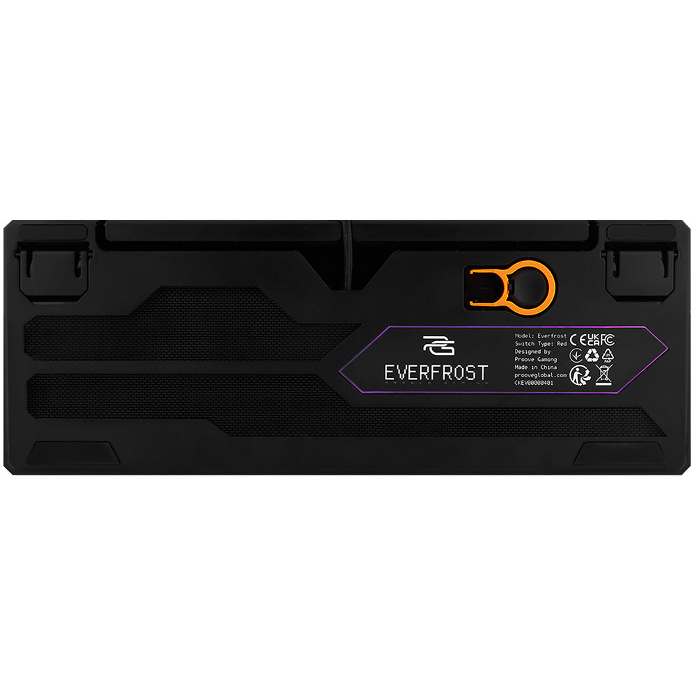 Гейминг клавиатура Wired USB Proove Everfrost, RGB, 1.8m, Черна CKEVEN00000401