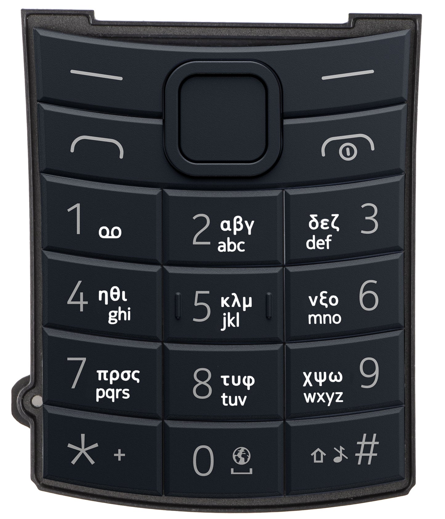 Гръцка клавиатура за Nokia 110 4G 2nd Edition, синя