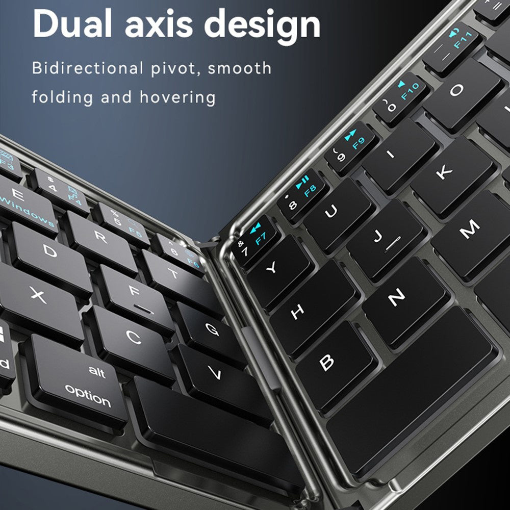 Сгъваема Bluetooth клавиатура Yesido KB27, Черна