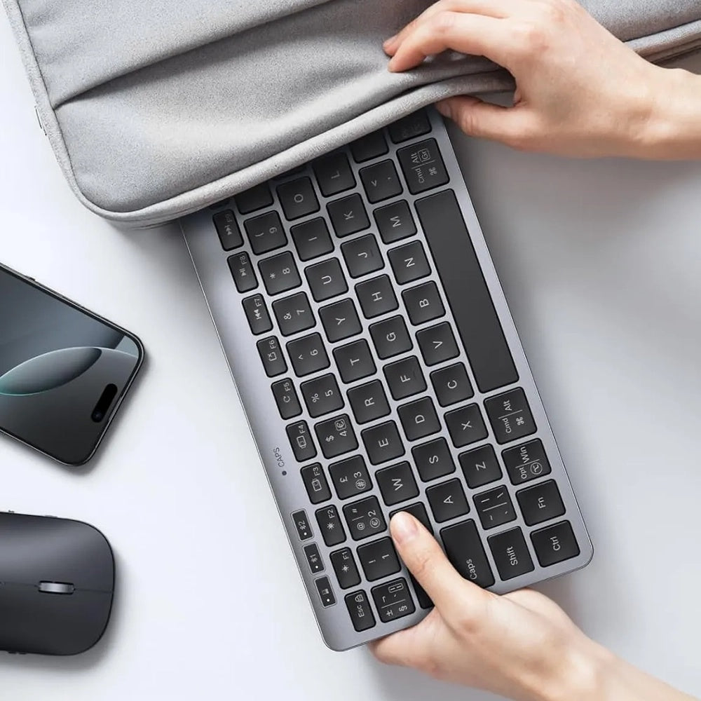 Безжична клавиатура UGREEN 75049, BT / Wi-Fi, Черна