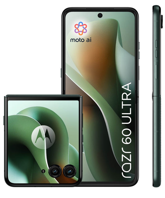 Мобилен телефон Motorola Razr 60 Ultra, 512GB, 16GB, Scarab PB8R0003SE