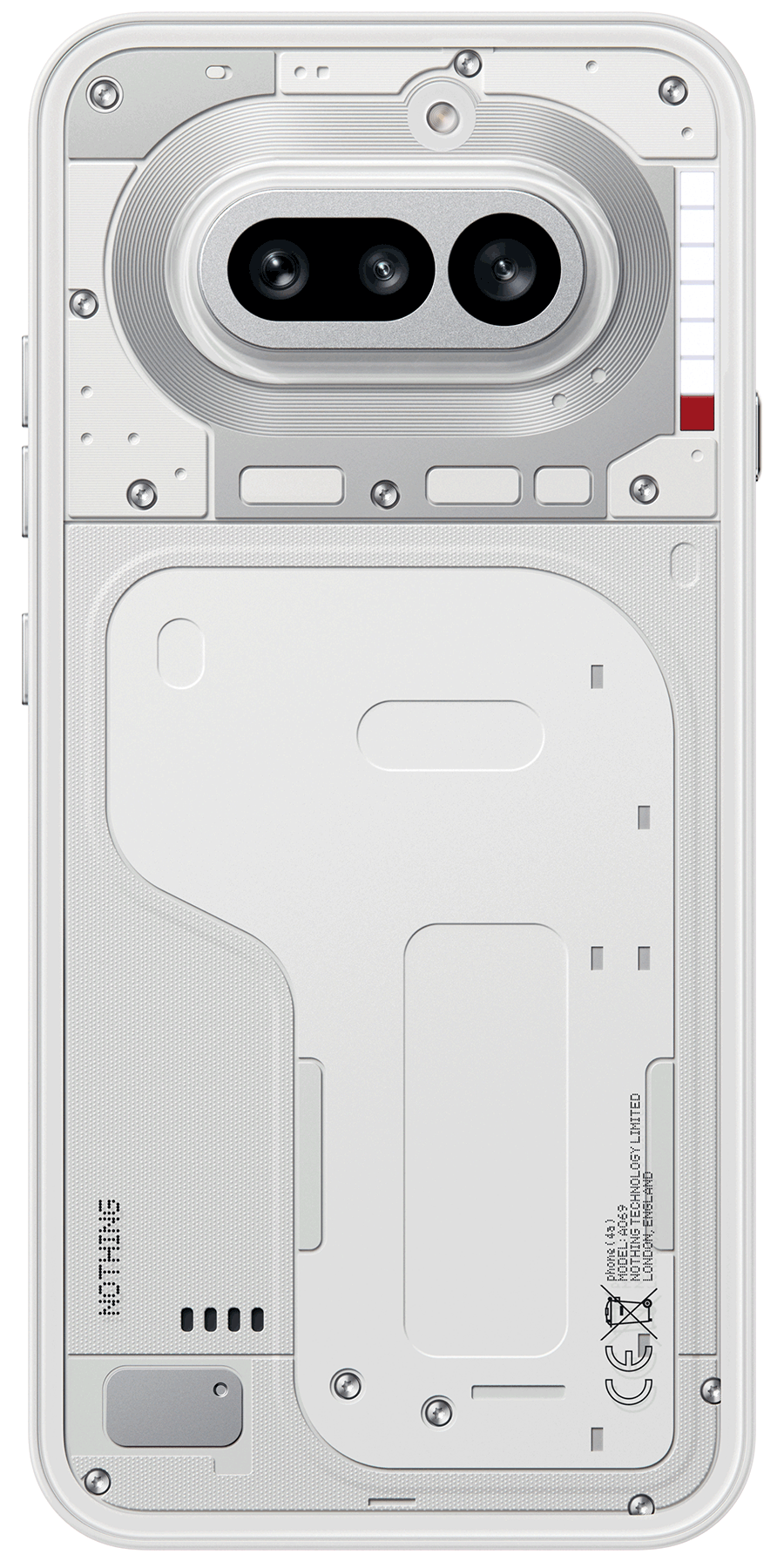 Мобилен телефон Nothing Phone (4a), 256GB, 12GB, White A10400279