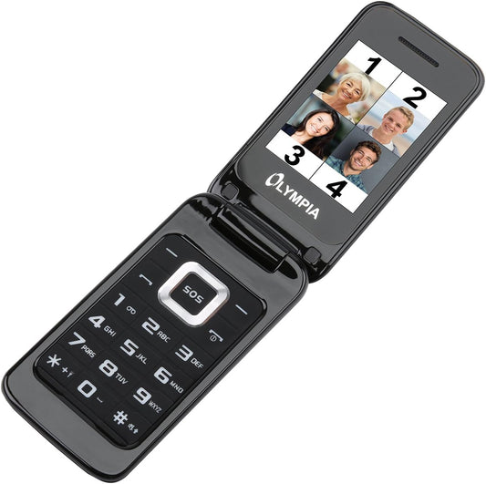 Мобилен телефон Olympia Luna Dual SIM, Black 2210