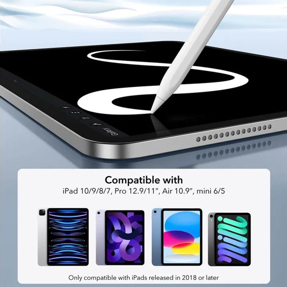 Touch Pen ESR за Apple iPad, Активна версия, Бял
