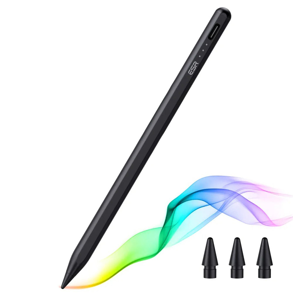 Touch Pen ESR за Apple iPad, Активна версия, Черен