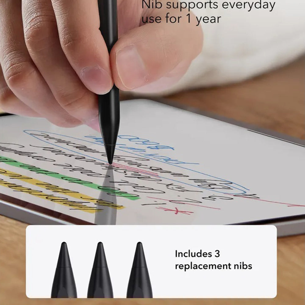 Touch Pen ESR за Apple iPad, Активна версия, Черен