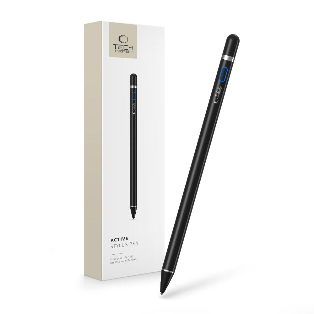 Touch Pen Tech-Protect за Apple iPad, Активна версия, Черен