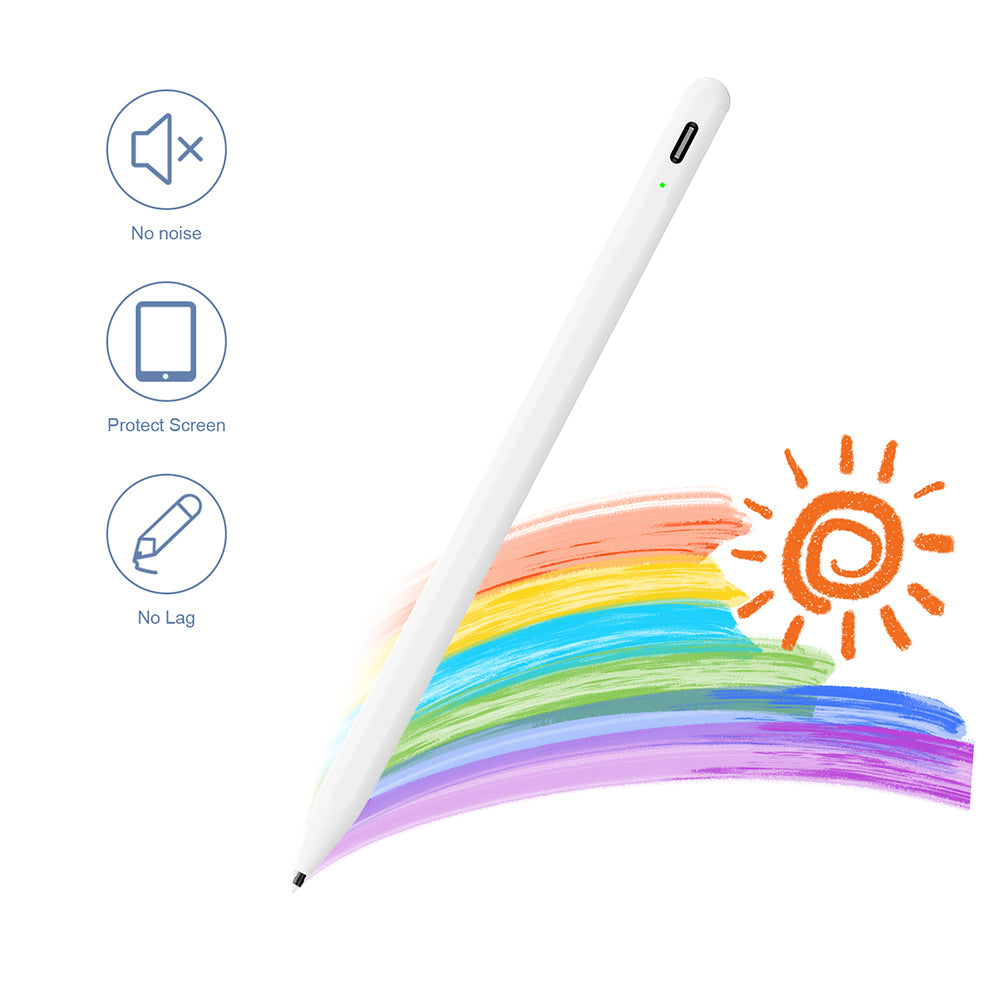 Touch Pen Techsuit A580S за Apple iPad, Активна версия, Бял