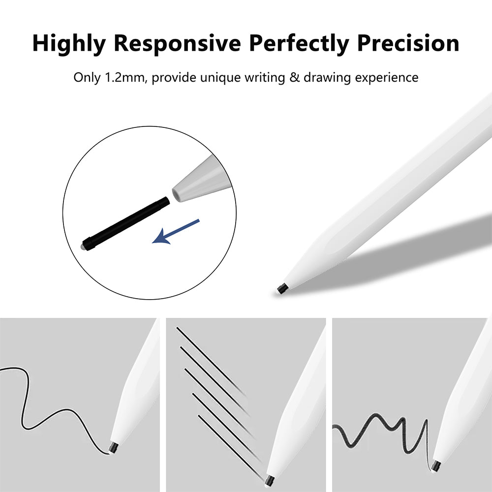 Touch Pen Techsuit A580S за Apple iPad, Активна версия, Бял