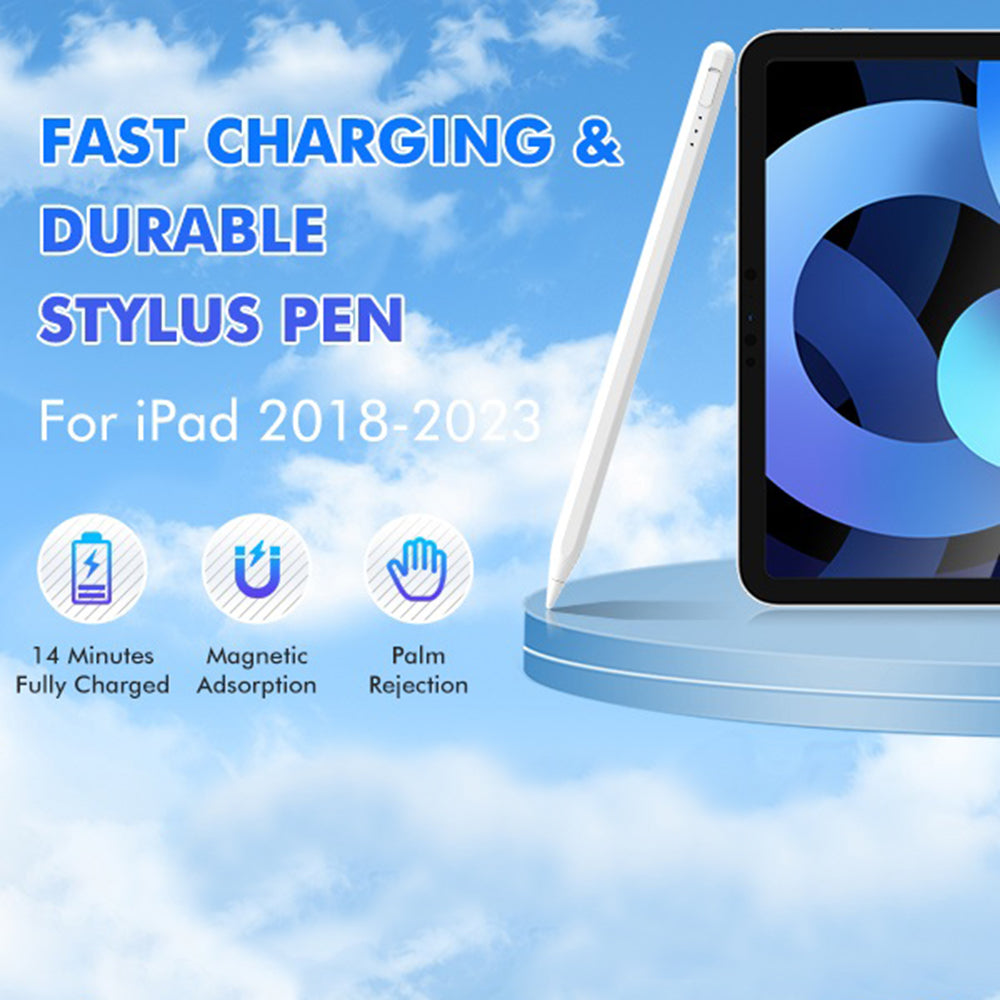 Touch Pen Techsuit AX10-T за Apple iPad, Активна версия, Бял