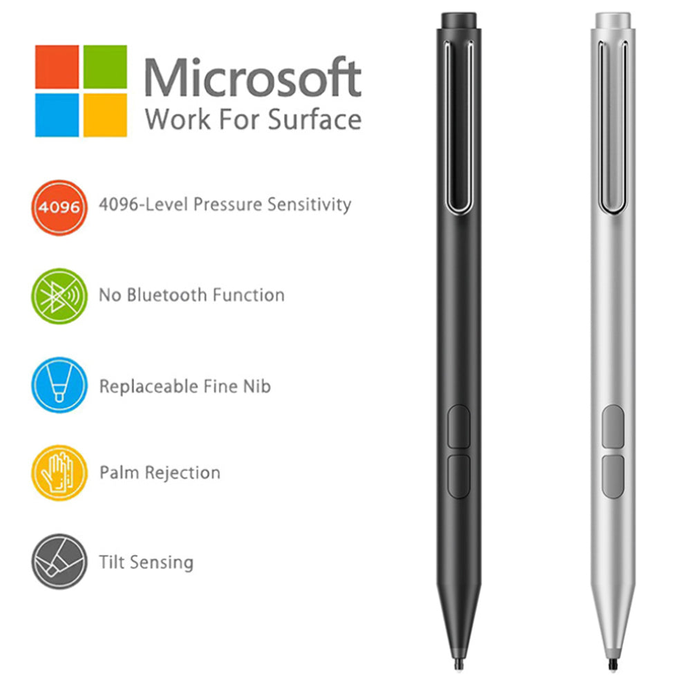 Touch Pen Techsuit F94S за Microsoft Surface / Asus Transformer / Zen / Vivobook / HP Envy / Pavilion / Spectre, Активна версия, Черен