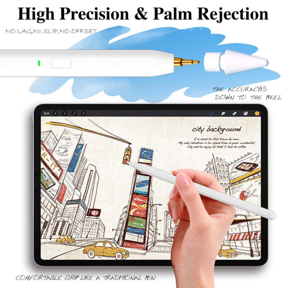 Touch Pen Techsuit F97 за Microsoft Surface, Активна версия, Черен
