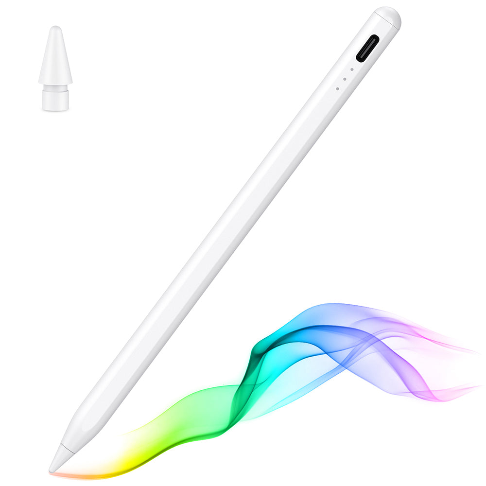 Touch Pen Techsuit JA04 за Apple iPad, Активна версия, Бял