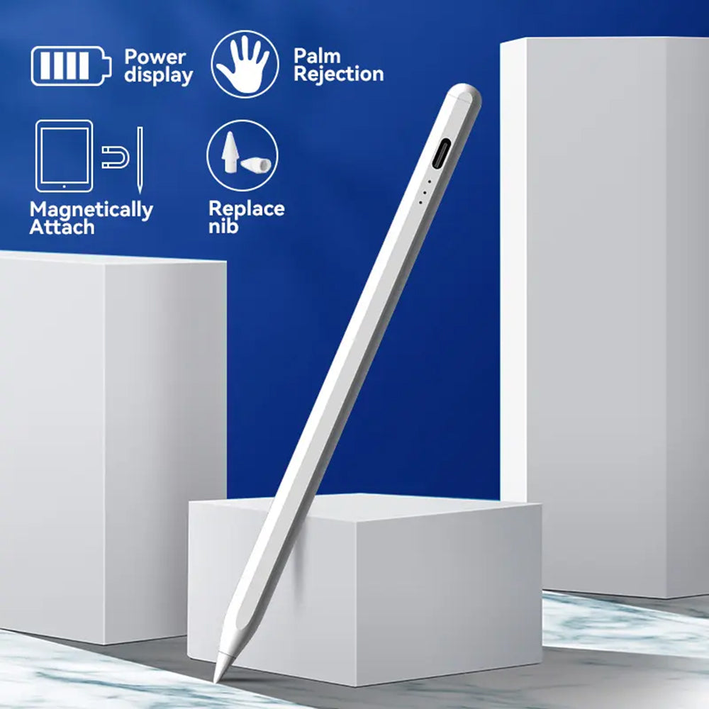Touch Pen Techsuit JA04 за Apple iPad, Активна версия, Бял