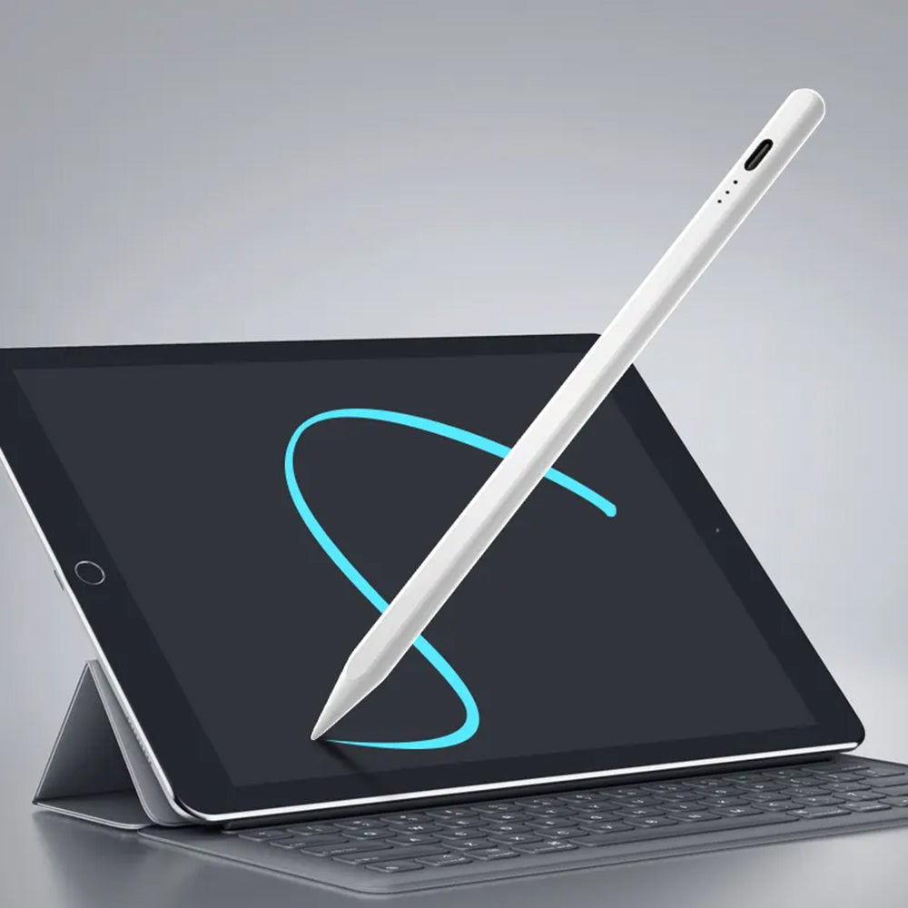 Touch Pen Techsuit JA04 за Apple iPad, Активна версия, Бял