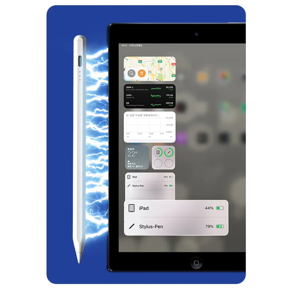 Touch Pen Techsuit JA04 за Apple iPad, Активна версия, Бял